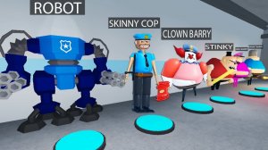 ТАЙНАЯ СЕМЬЯ БАРРИ против ВСЕХ НОВЫХ ДРУЗЕЙ-ПОЛИЦЕЙСКИХ БАРРИ! В Roblox ЖЕСТКИЙ РЕЖИМ Страшного Обби