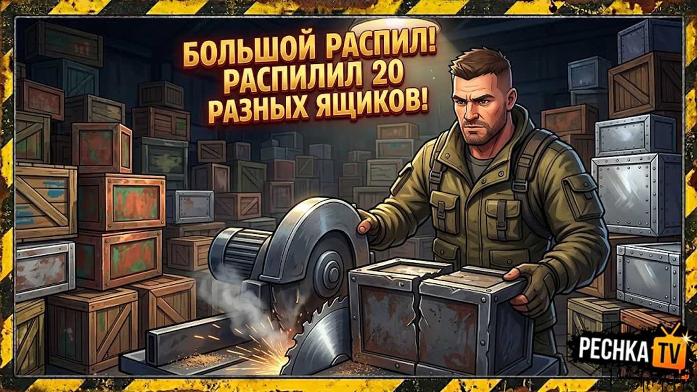 РАСПИЛИВАЕМ ВСЕ ВИДЫ ЯЩИКОВ В ЛАСТ ДЕЙ! ЦИРКУЛЯРНАЯ ПИЛА И ЯЩИКИ В LDOE | Pechka TV смотреть онлайн