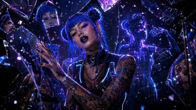 KYRRA - Ghost in the Neon _ Cyberpunk Metal Rap _ Industrial Nu Metal Female Vocal