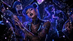KYRRA - Ghost in the Neon _ Cyberpunk Metal Rap _ Industrial Nu Metal Female Vocal