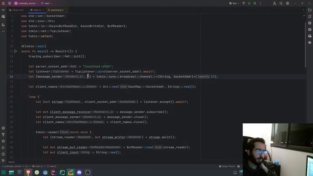 Let's create a multi-threaded async chat server with tokio 2 смотреть онлайн