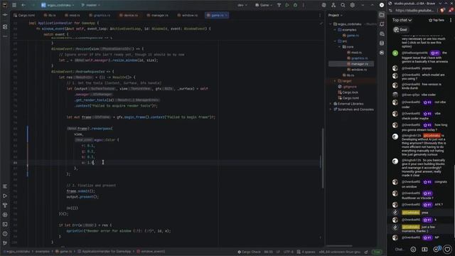 Rust multi-window wgpu_winit engine chill devstream