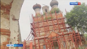 В Нерехтском районе реставраторы приступили к спасению Свято-Троицкого храма