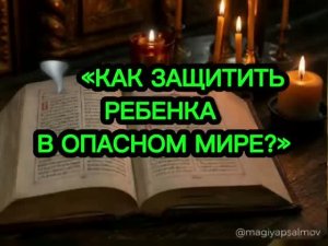 🌪️ «КАК ЗАЩИТИТЬ РЕБЕНКА В ОПАСНОМ МИРЕ»