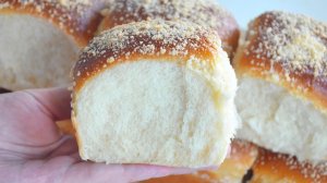 Булочки как ПУХ БЕЗ ДОЛГОГО ВЫМЕШИВАНИЯ теста!🥰 Простой рецепт мягких домашних булочек