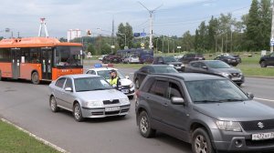 Работа ГАИ у заправок