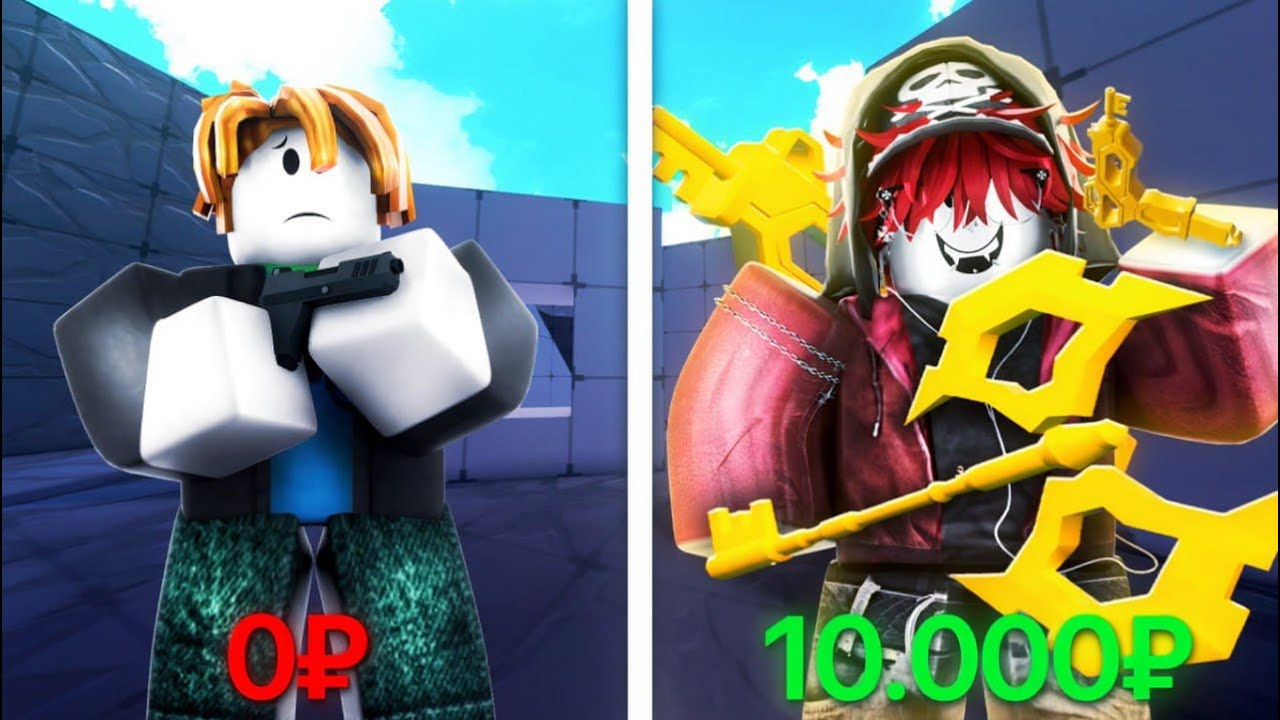 Я попробовал играть ТОЛЬКО С ДОНАТОМ целый час... (Roblox Rivals)