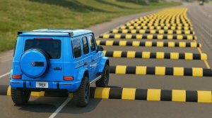 Испытание: машины против 100 «лежачих полицейских» в BeamNG.drive!