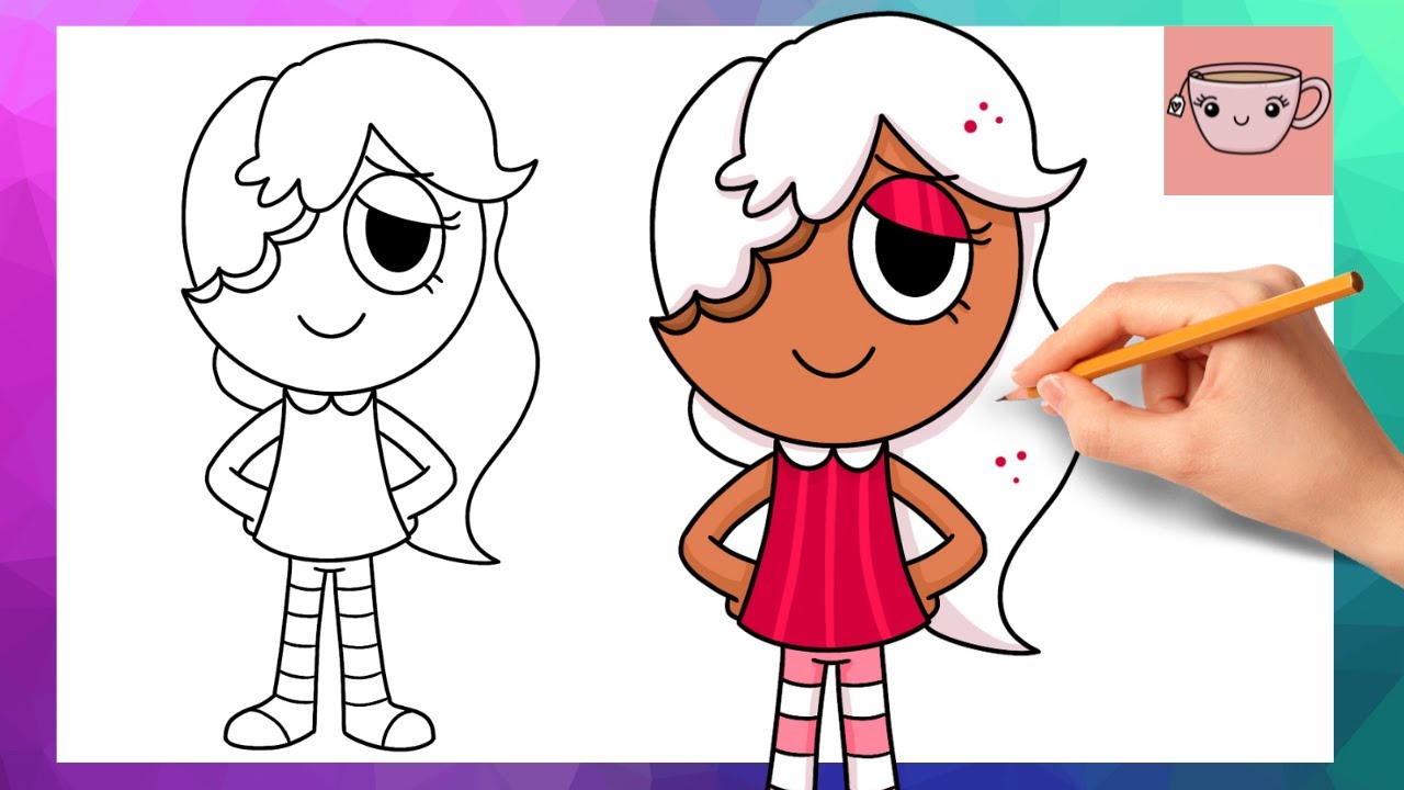 How To Draw Ginger from Dandy's World | Easy Drawing Tutorial смотреть онлайн