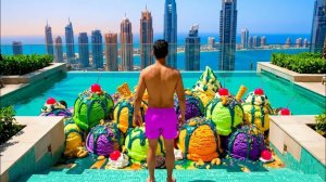 АСМР УСПОКАИВАЮЩИЙ 🏊♂️ Испытание гигантского большого бассейна! Самые приятные моменты с водой