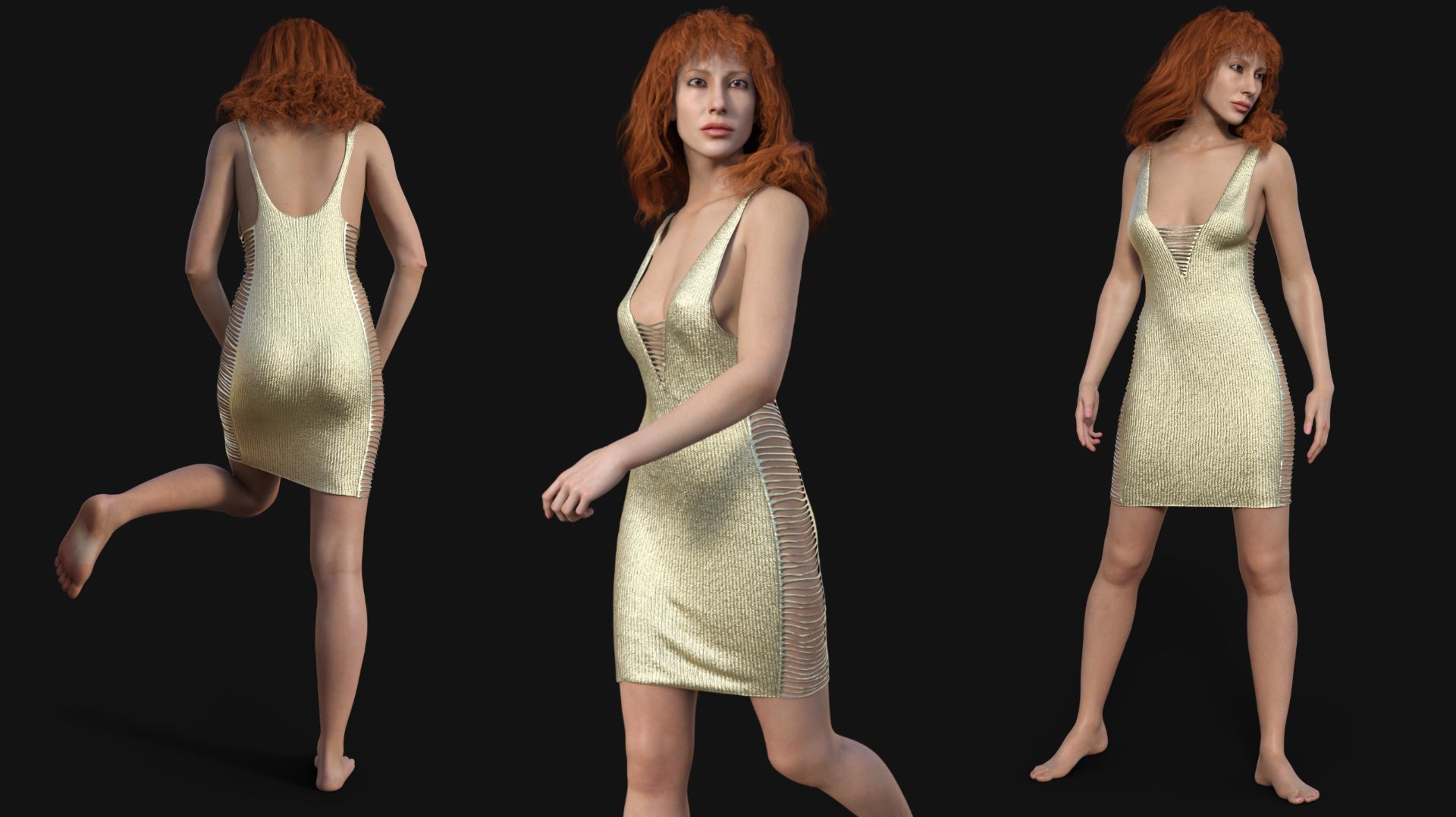 Fitting Dress in Daz Studio * Подгонка платья в Daz Studio смотреть онлайн