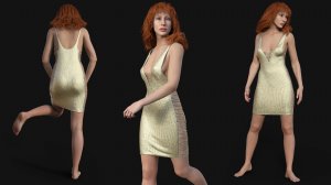 Fitting Dress in Daz Studio * Подгонка платья в Daz Studio