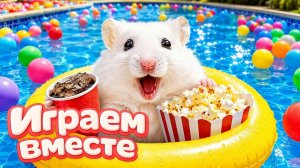 ХОМЯК ВЫБИРАЕТСЯ ИЗ СЕКРЕТНОЙ ХОМЯЧЕЙ ТЮРЬМЫ ! Забавные животные ! Супер лабиринт для хомяка №48