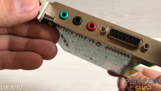 Lot 10 Creative Sound Blaster PCI 128 3D, CT5803 смотреть онлайн