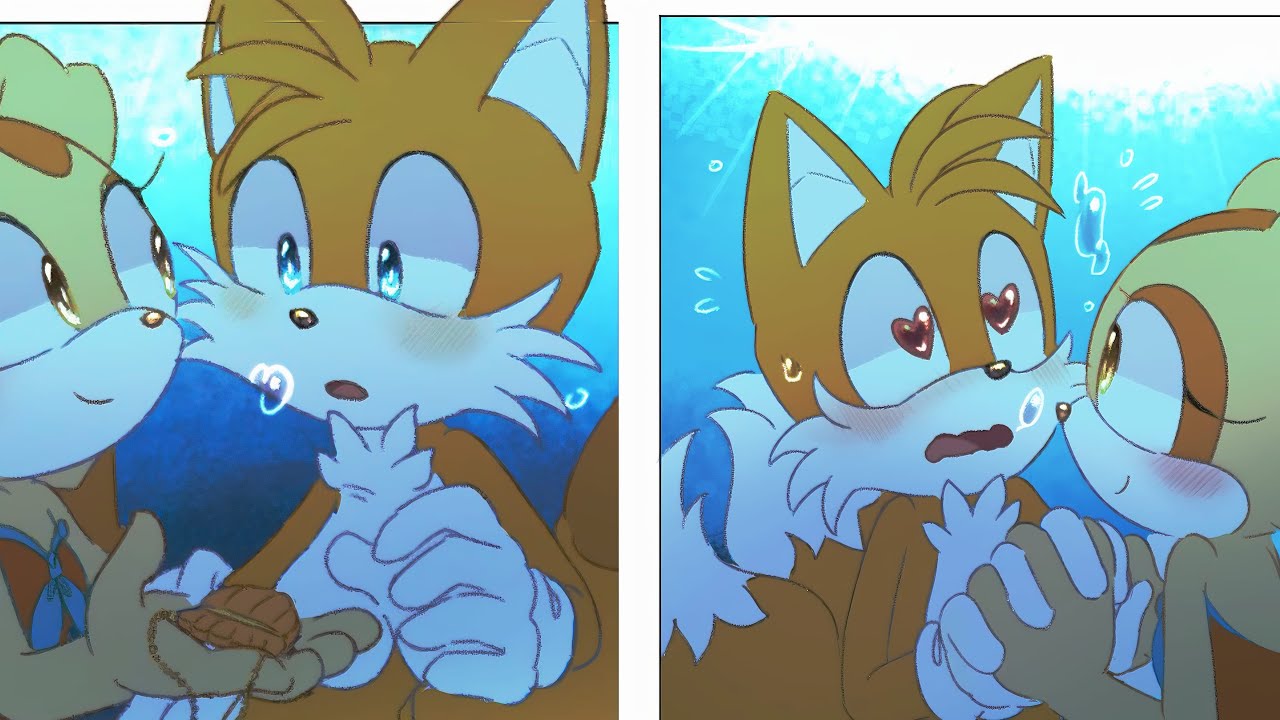 Sonic Love: Tails & Cream's Sweet Kiss 💖 • COMIC DUB смотреть онлайн