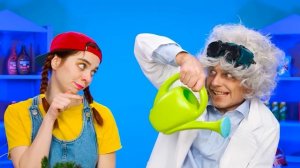 Кулинарный Челлендж# Уэнсдей Против Бабушки # Забавные Кухонные Лайфхаки от BaRaDa Challenge