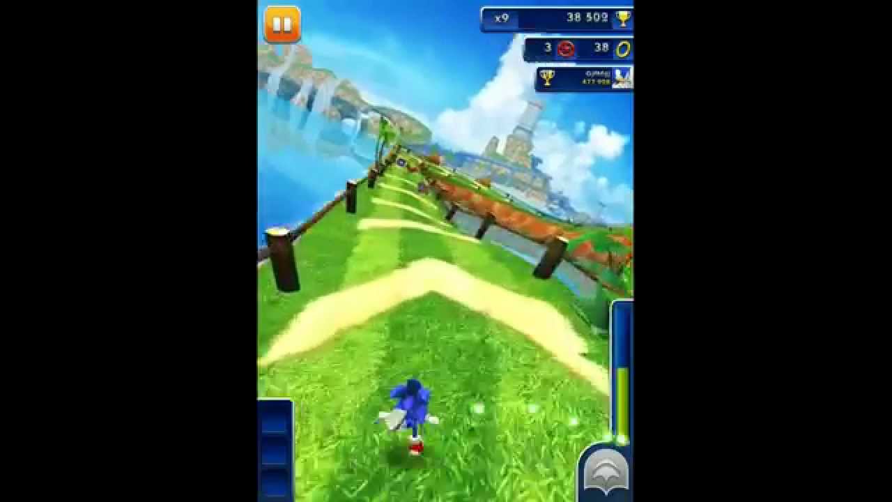 Sonic Dash! Магазин! Серия 55! Мощный забег! Игра iPhone iPad смотреть онлайн