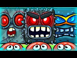 BIG boss in the game about the red ball 4. Animation battle