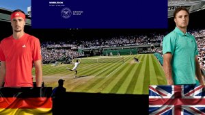 10/7 ⏰15:30 (2) 🇩🇪Александр Зверев - 🇬🇧Артур Фери/🏆Grand Slam 🇬🇧Уимблдон. 1/2 финала