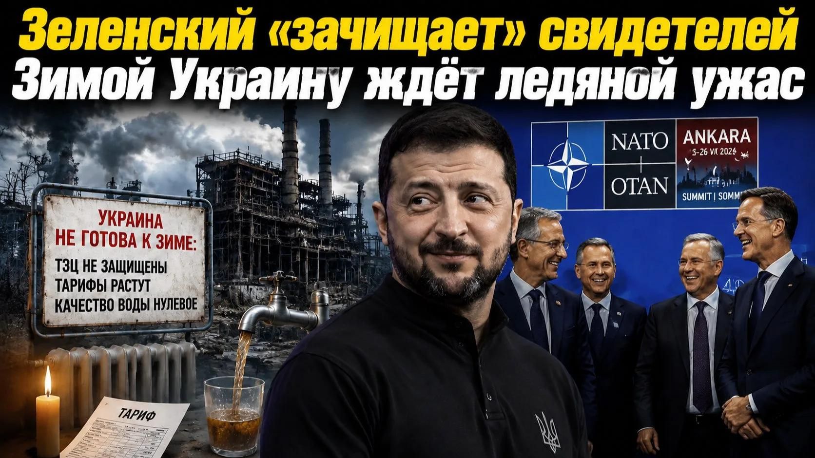 НАТО отвлекает мир от преступлений Зеленского! Энергетика Украины не выдержит зимы! смотреть онлайн