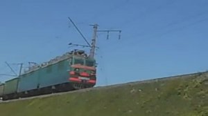 ВЛ80с-1344 с грузовым поездом, май 2016 года