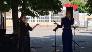 Фатима Азаматова и Латифа Хубиева с композицией  «Рождается новый день»