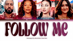 French Montana, JIHYO, LUDMILLA & Adriana C – Follow Me [ПЕРЕВОД НА РУССКИЙ Color Coded Lyrics]