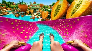 CHILL ASMR:На какой водной горке вы бы рискнули покататься? 💦🎢