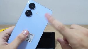 Как вставить SIM-карту и карту памяти в Realme Note 60 и 60x