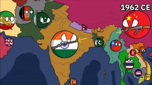 History of India and neighbours (2600BCE - 2025CE) Countryballs Best version