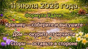 Народные приметы на 11 июля 2026 года