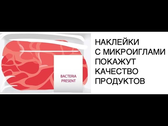 Наклейки-стикеры покажут качество продуктов и наличие бактерий: новости науки, новости технологий смотреть онлайн