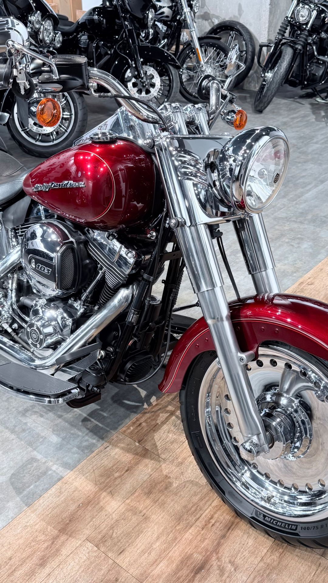 ! 2016 HD Fat Boy 103 ABS Velocity Red 100K (VIN 5HD***1047) смотреть онлайн