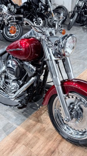 + 2016 HD Fat Boy 103 ABS Velocity Red 100K (VIN 5HD***1047)