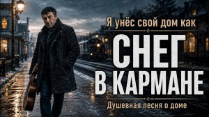 Снег В Кармане — Я унёс свой дом как снег в кармане | Душевная песня о доме