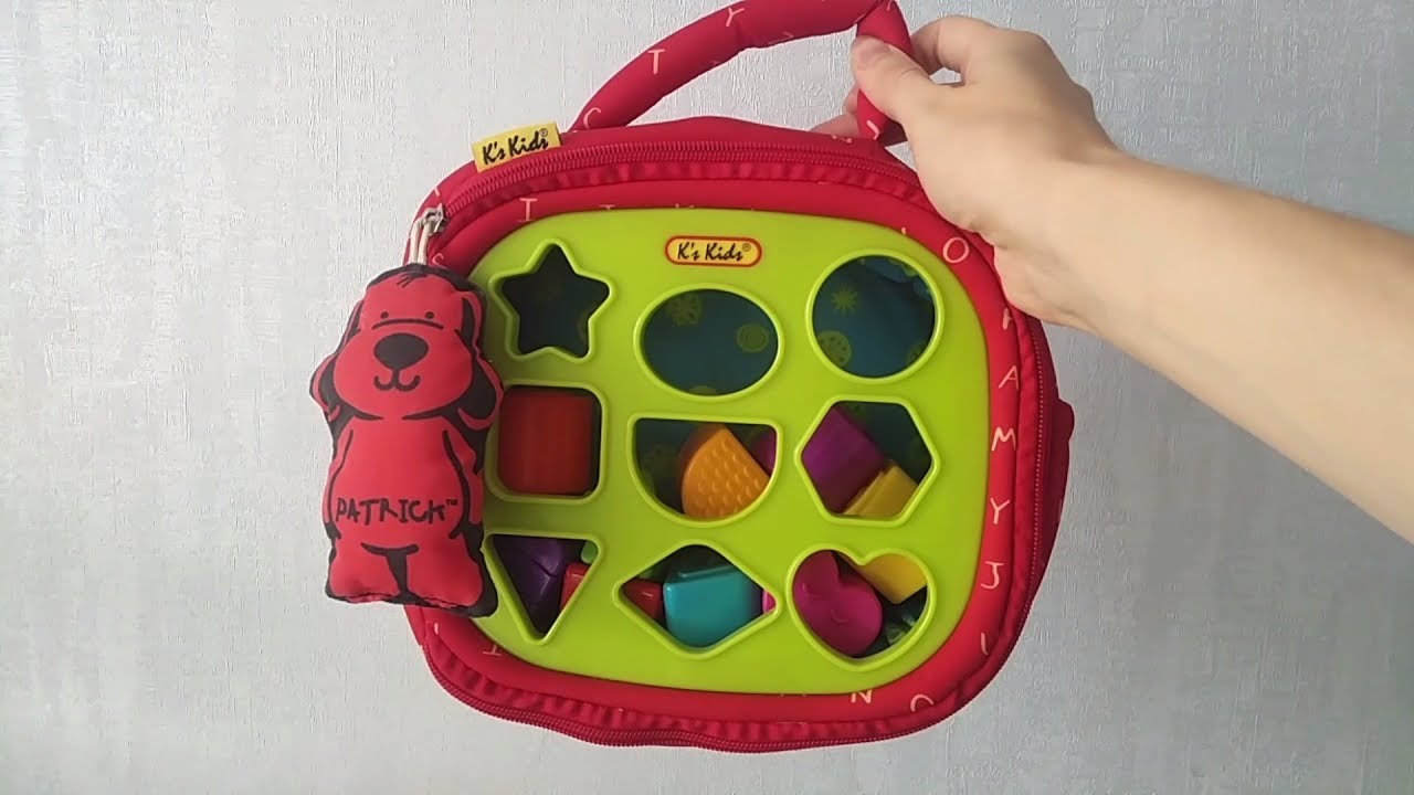 Обзор детского тканево-пластмассового сортера от K's Kids (игрушки для детей) | Laletunes смотреть онлайн