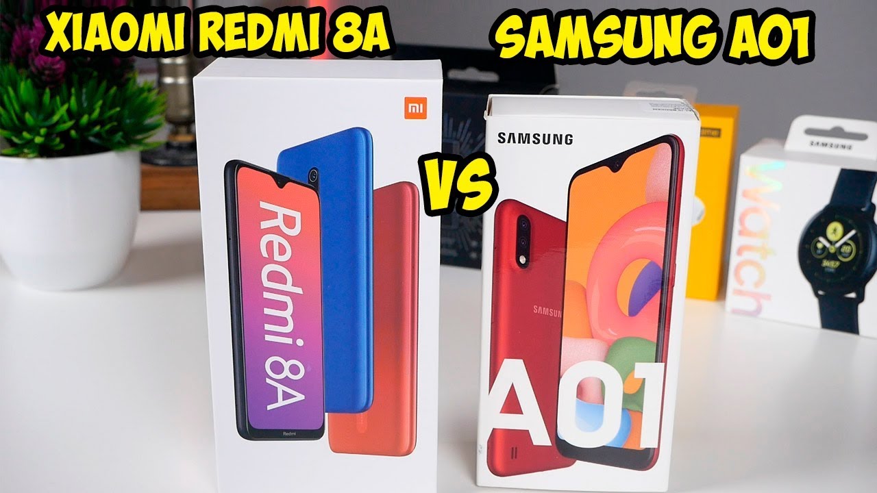 Xiaomi Redmi 8A VS Samsung A01 подробное сравнение смотреть онлайн