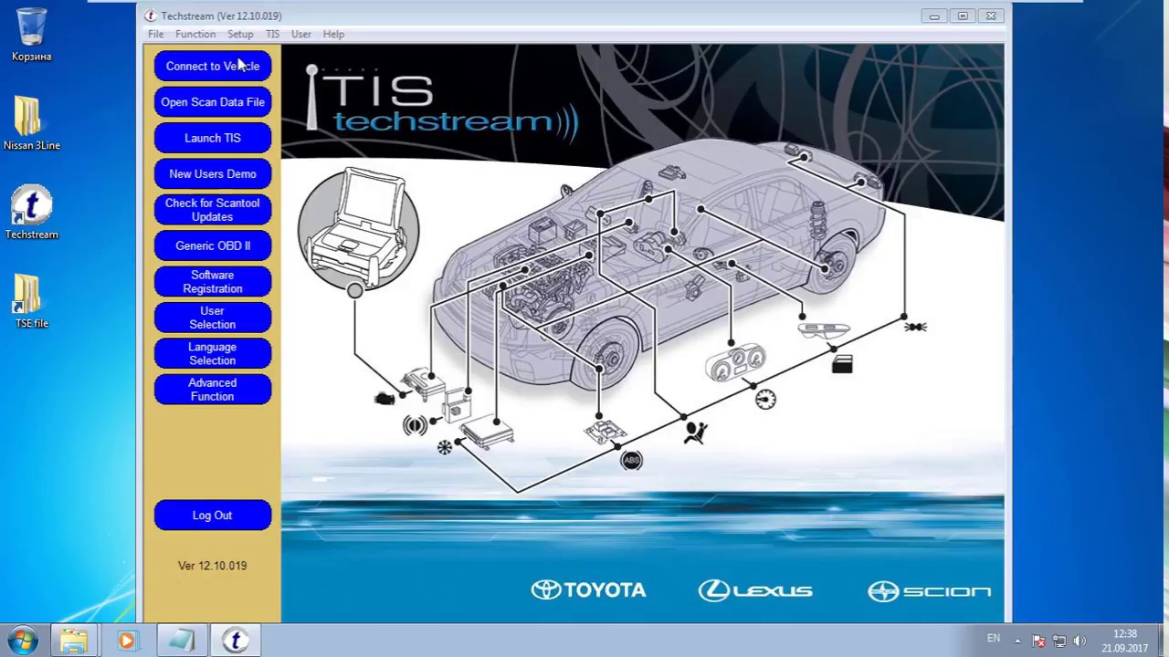 Установка программы TOYOTA TechStream смотреть онлайн