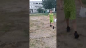 Мини драка друзей и тренировка :)