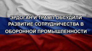 Эрдоган и Трамп обсудили развитие сотрудничества в оборонной промышленности