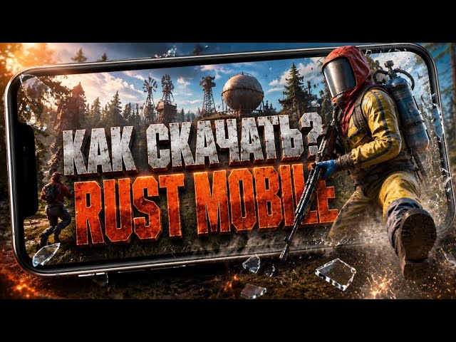 КАК СКАЧАТЬ И ПОИГРАТЬ В RUST MOBILE? смотреть онлайн