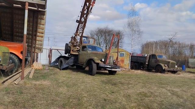 Ретро автокран К-46 ЗИЛ-164. Часть 2 смотреть онлайн
