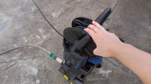 Моем ковёр автомойкой Karcher