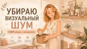 Убираю визуальный шум в доме | ASMR уборка и минимализм