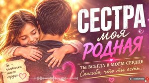 СЕСТРА... Спасибо, что ты есть ❤️ Самая трогательная песня о сестре | До слёз 2026😭