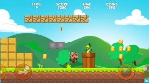 Super Dino bros Прохождение игры #1 лес