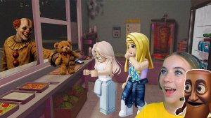 ГОТОВИМ ШАУРМУ ДЛЯ КЛОУНА С АЛЁНОЙ в ROBLOX!