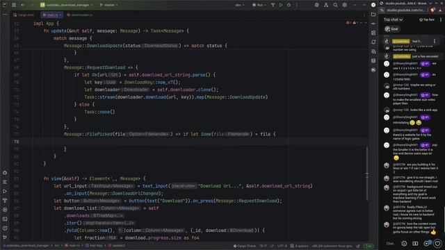 Let's create an async download manager GUI in rust iced 2 смотреть онлайн