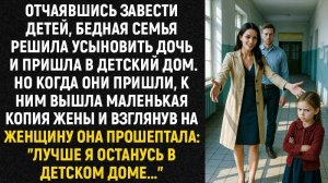 Истории из жизни/Лучше я останусь в детском доме- сказала малышка/Аудиорассказы жизненные муж дочь