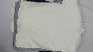 44760 Футболки мужские однотонные без принта сток, 6пак, t-shirts no print оптом